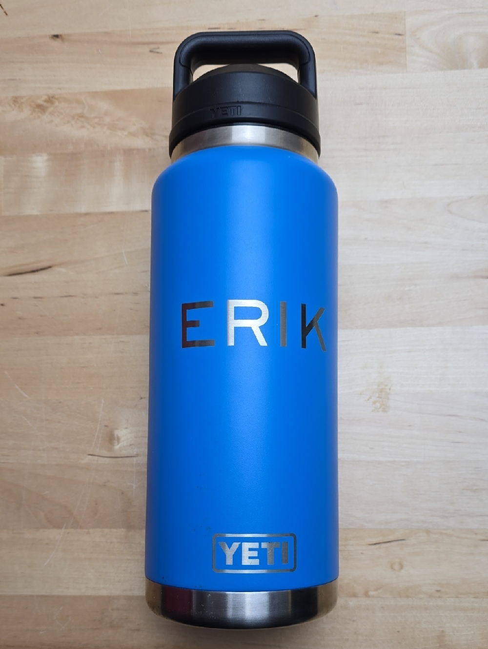 YETI Rambler® 36oz Bottle with Chug Cap - Personalized with name Erik